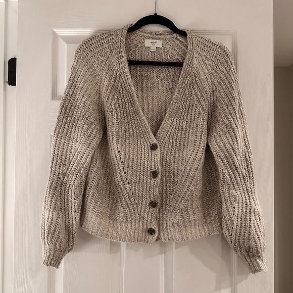 Aerie Cropped Knit Sweater - Picture 1 of 3